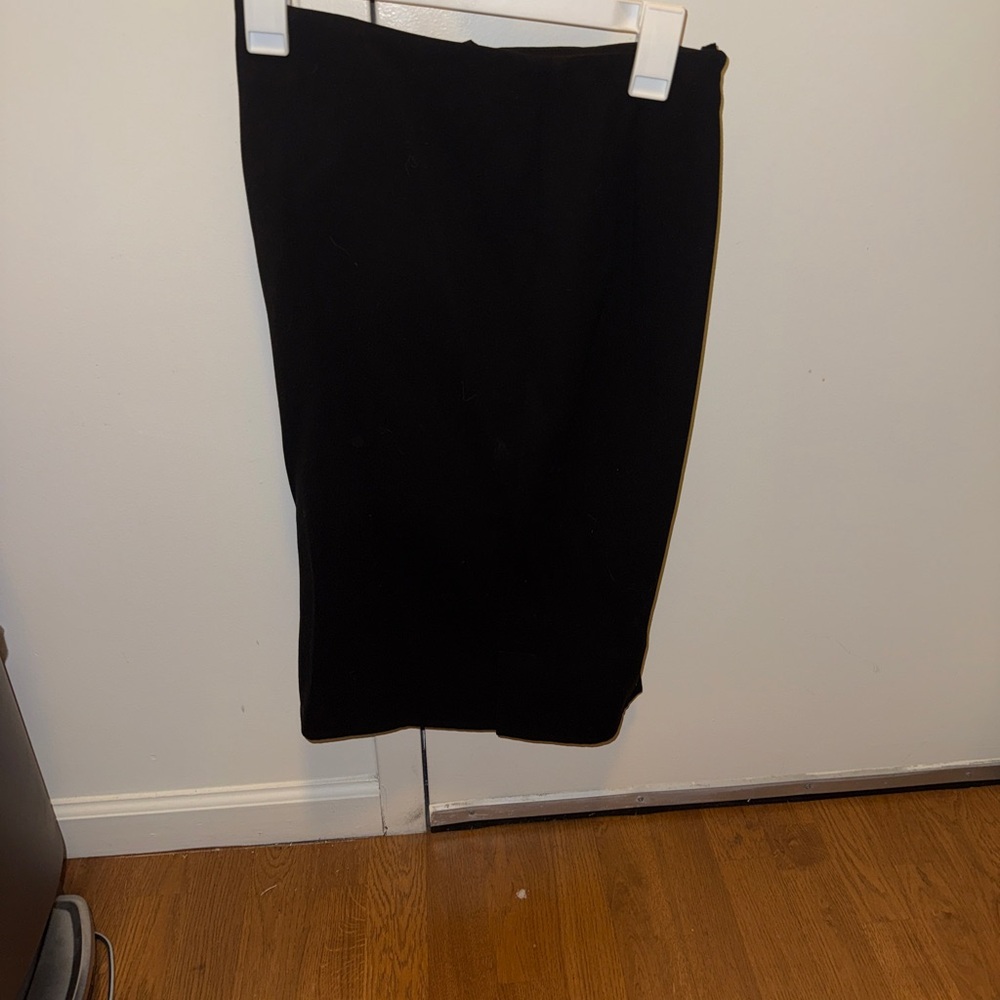 Akris Classic Black Pencil Skirt